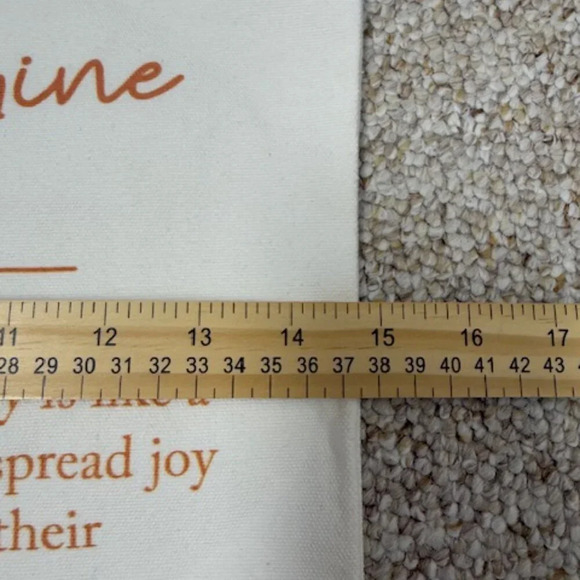 Tote Bag Human Sunshine Canvas Tote Spread Light Shoulder Bag Farmers Market - Picture 4 of 6